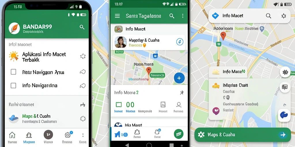 Antarmuka BANDAR99 menampilkan informasi kondisi lalu lintas dengan jelas.