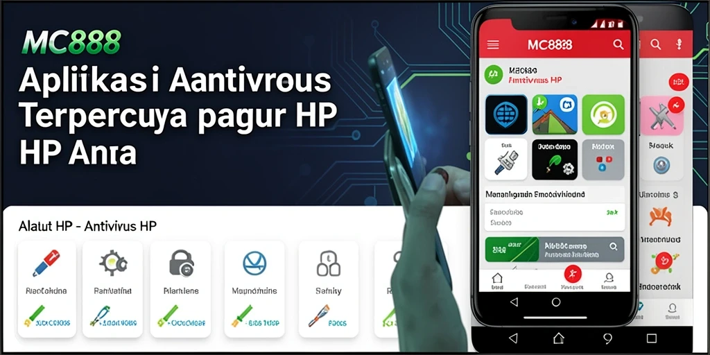 Tampilan antarmuka MC888 yang sederhana dan efektif untuk perlindungan HP.
