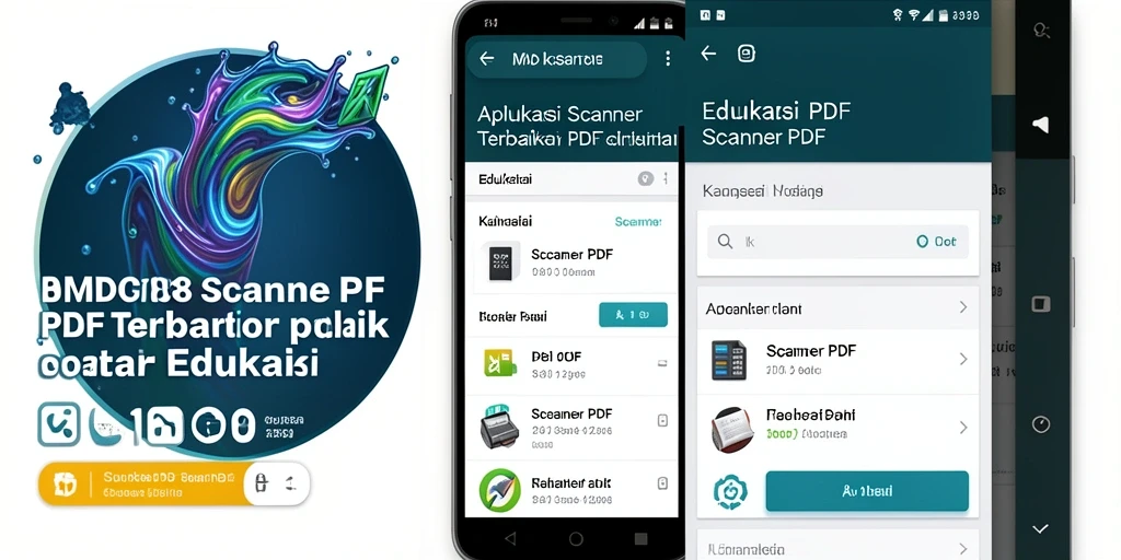 Tampilan antarmuka MDG188 yang intuitif untuk Scanner PDF.