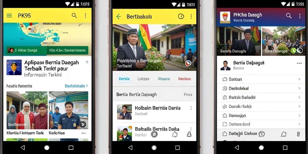 Tampilan antarmuka PK95 yang informatif dan user-friendly.