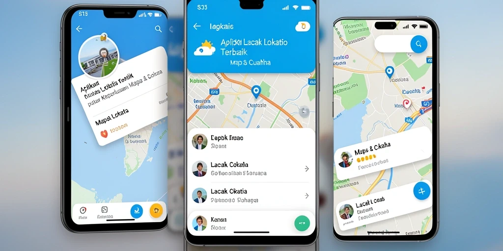 Antarmuka S13 menampilkan fitur pelacakan lokasi secara real-time.