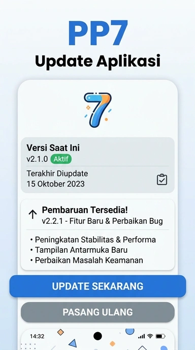 Riwayat Versi pp7 untuk Pengguna Android